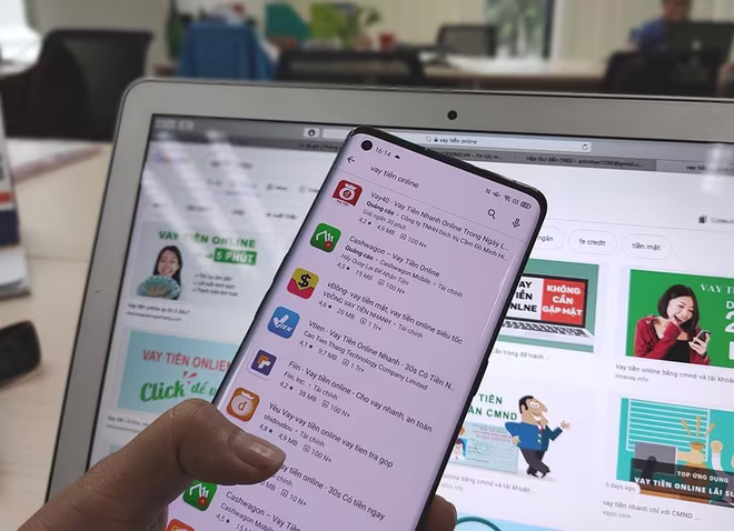 Xuất hiện nhiều app vay tiền online