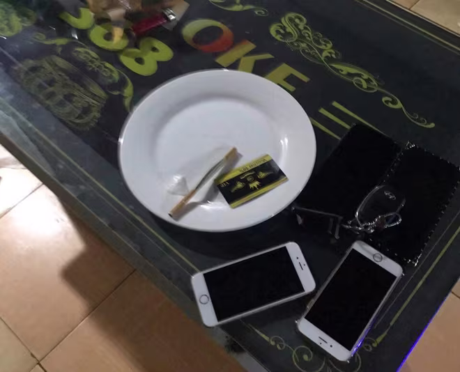 Các tang vật bị thu giữ Các tang vật bị thu giữ