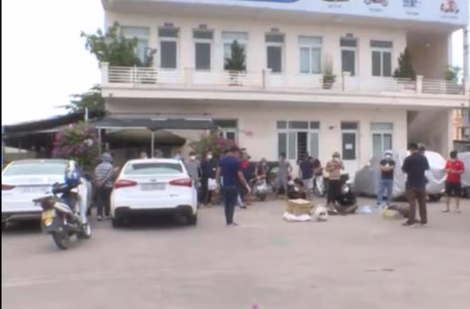 Hiện trường nơi bắt giữ đối tượng Hiện trường nơi bắt giữ đối tượng