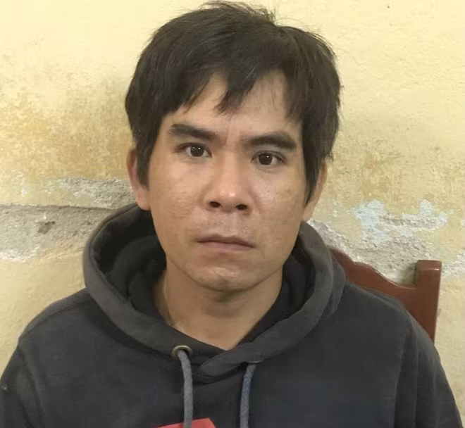 Đối tượng Lê Văn Vương bị bắt giữ Đối tượng Lê Văn Vương bị bắt giữ