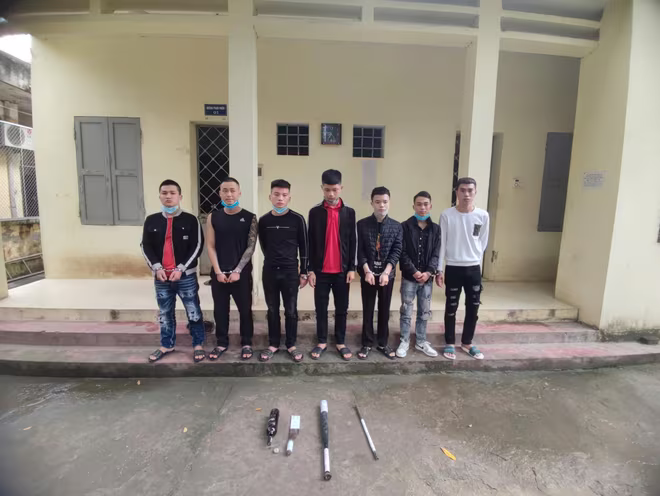 Nhóm đối tượng bị bắt giữ