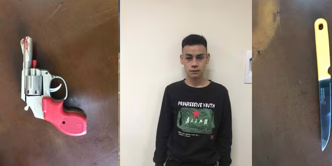 Đối tượng cướp tài sản bị bắt giữ