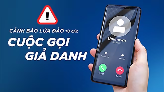 Cuộc gọi giả danh lừa đảo Cuộc gọi giả danh lừa đảo