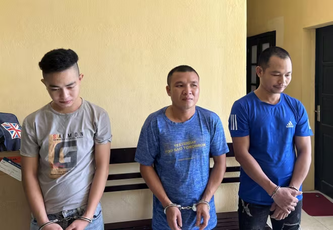 Nhóm đối tượng bị bắt giữ Nhóm đối tượng bị bắt giữ