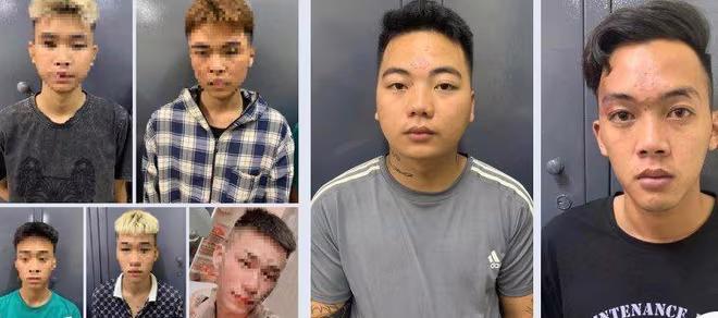 Nhóm đối tượng bị bắt giữ Nhóm đối tượng bị bắt giữ