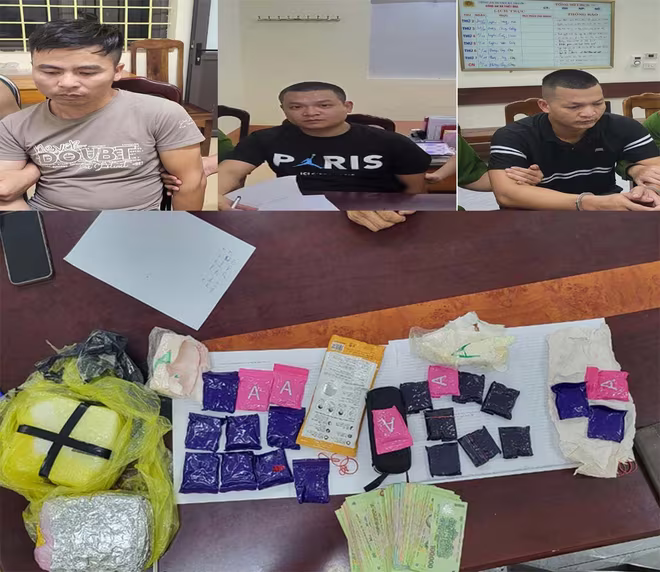 Các tang vật bị thu giữ