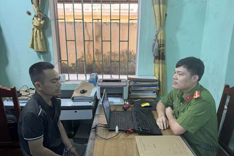 Đối tượng Lê Văn Linh bị bắt giữ Đối tượng Lê Văn Linh bị bắt giữ