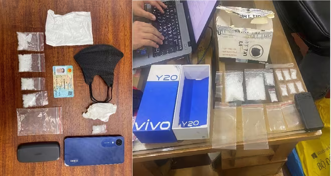 Các tang vật bị thu giữ