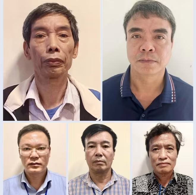 Các bị can trong vụ án