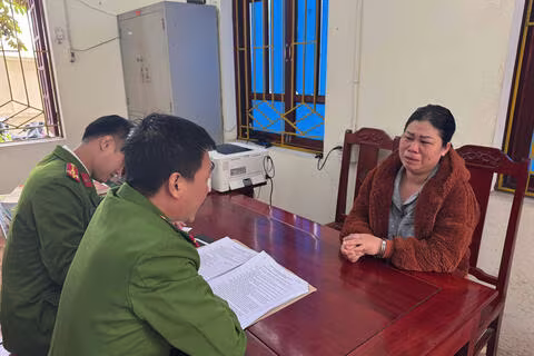 Cơ quan điều tra bắt giữ Vi Thị Quỳnh