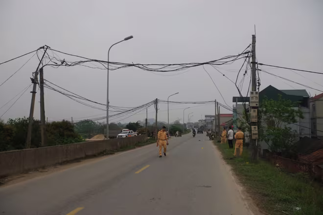 Hiện trường nơi xảy ra vụ việc Hiện trường nơi xảy ra vụ việc