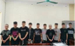 Nhóm đối tượng bị bắt giữ