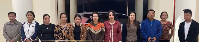 Nhóm đối tượng bị bắt giữ