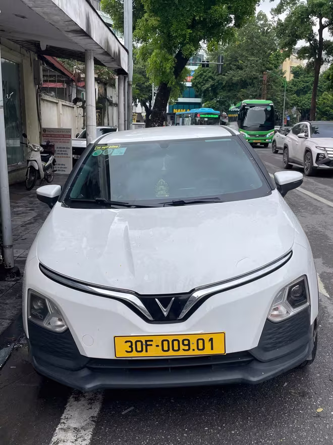 Chiếc xe đối tượng dùng để đi lừa đảo