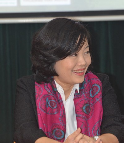 Giao lưu trực tuyến: “Đã uống rượu, bia - Không lái xe” ảnh 9 Bà Phan Thuỳ Dương, Phó Giám đốc Trung tâm Tân Đạt - Tổng công ty vận tải Hà Nội
