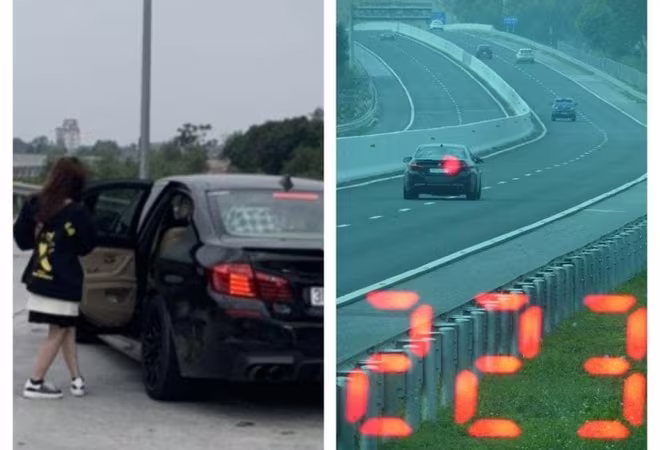 Chiếc xe đi với vận tốc hơn 200 km/h Chiếc xe đi với vận tốc hơn 200 km/h