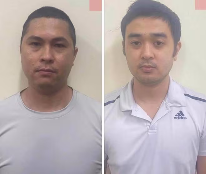 Hai đối tượng bị bắt giữ Hai đối tượng bị bắt giữ