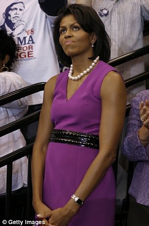 Những bộ váy yêu thích của phu nhân Obama ảnh 11 Những bộ váy yêu thích của phu nhân Obama ảnh 11