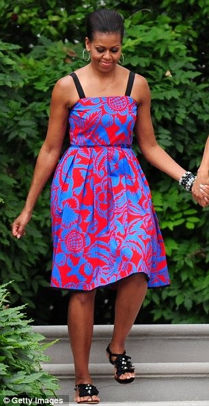 Những bộ váy yêu thích của phu nhân Obama ảnh 9 Những bộ váy yêu thích của phu nhân Obama ảnh 9
