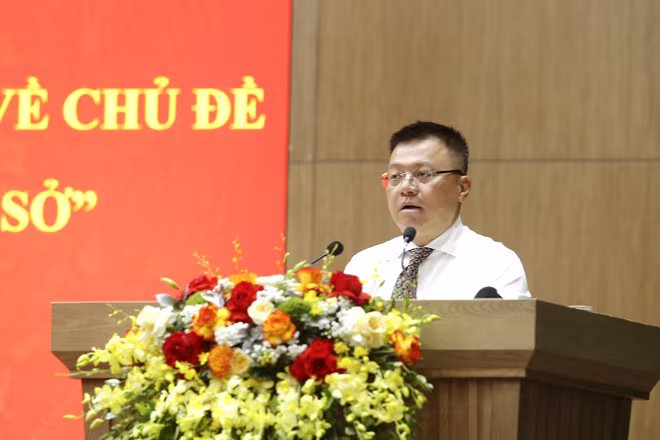 Đồng chí Lê Quốc Minh phát biểu tại Lễ trao giải Đồng chí Lê Quốc Minh phát biểu tại Lễ trao giải