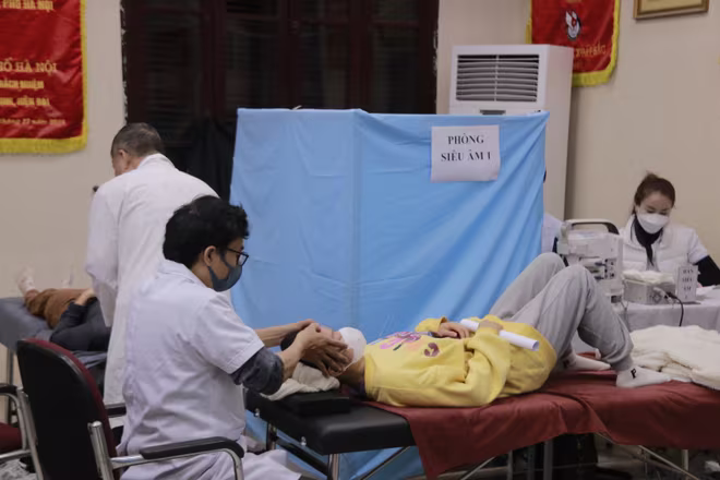 Nhiều hạng mục xét nghiệm, siêu âm, trị liệu... được thực hiện tại chương trình.