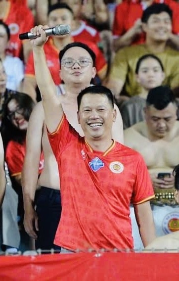 Anh Thanh Tùng - thành viên sáng lập Hội CHF, Chủ tịch Hội cổ động viên CLB bóng đá Công an Hà Nội