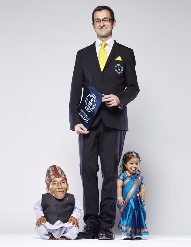 Cuộc hội ngộ của "cặp đôi" thấp nhất thế giới ảnh 2 Cuộc hội ngộ của "cặp đôi" thấp nhất thế giới ảnh 2