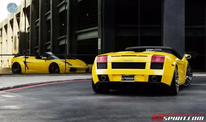 Ra mắt "chú nhện vàng" Lamborghini Gallardo Spyder ảnh 3 Ra mắt "chú nhện vàng" Lamborghini Gallardo Spyder ảnh 3