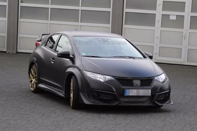 Bắt gặp Honda Civic Type R bản sản xuất trên đường thử ảnh 4