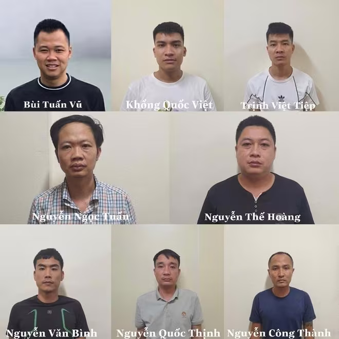 Các đối tượng trong vụ án