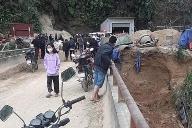 Hiện trường xảy ra vụ việc.