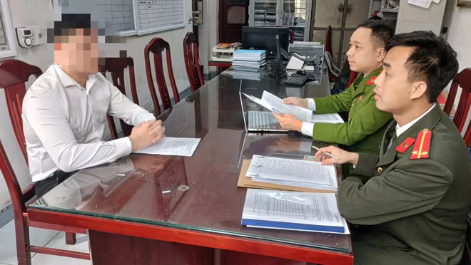 Công an tỉnh Bắc Giang xử phạt đối tượng H.T.H về hành vi chuyển hướng cuộc gọi đến số điện thoại đường dây nóng của Bộ Công an.