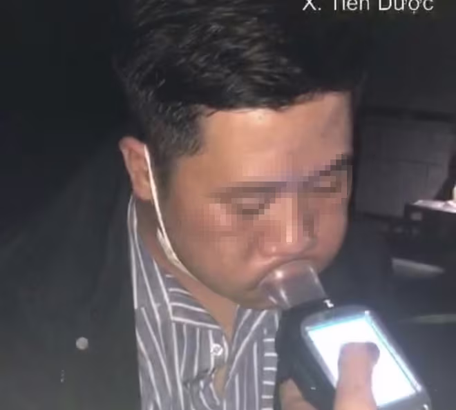 Lái xe N.T.M vi phạm ở mức 0,781mg/lít khí thở. Lái xe N.T.M vi phạm ở mức 0,781mg/lít khí thở.