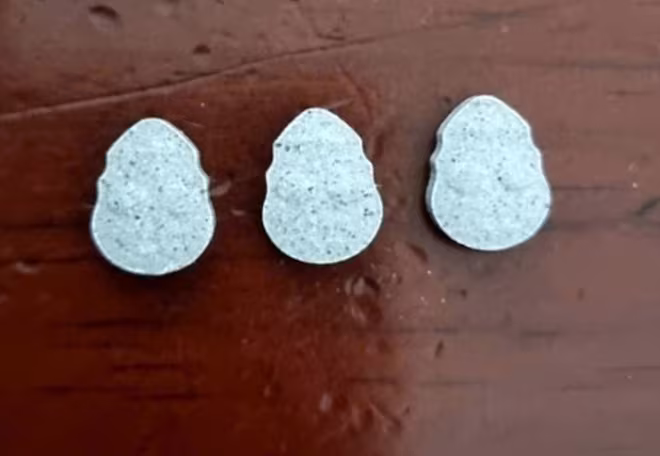 Đối tượng P.G.H và tang vật.