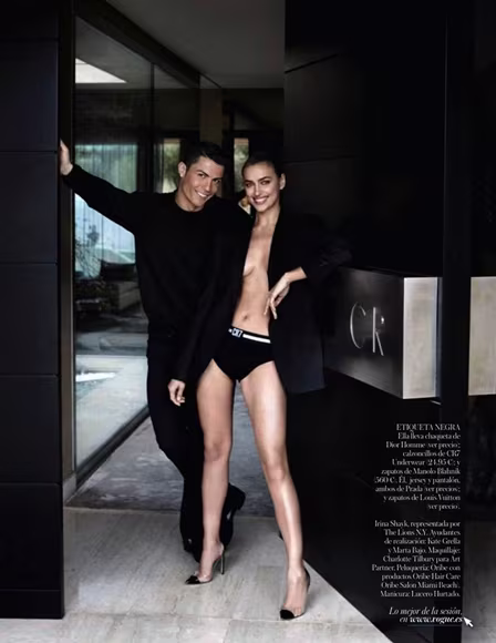 Lộ toàn bộ ảnh nóng của Ronaldo và Irina Shayk trên Vogue ảnh 2 Lộ toàn bộ ảnh nóng của Ronaldo và Irina Shayk trên Vogue ảnh 2