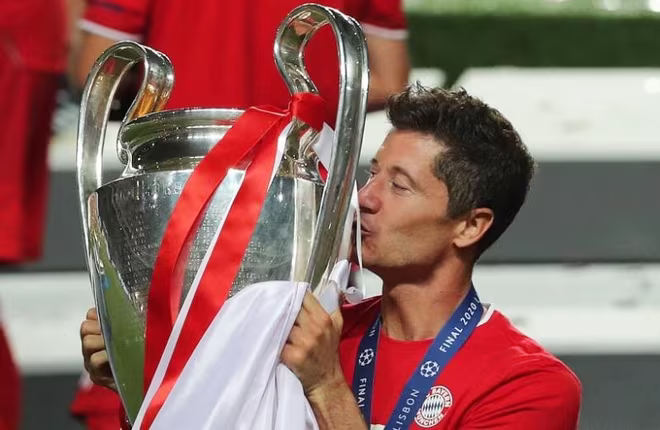 Chức vô địch Champions League thật ngọt ngào với Lewandowski