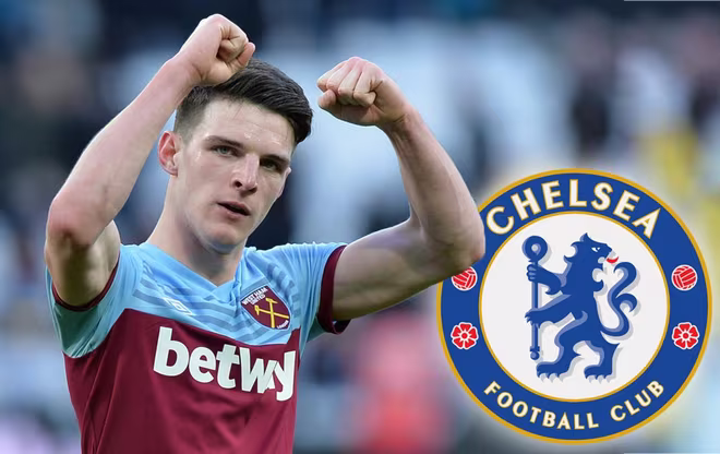 Declan Rice trên đường trở lại Chelsea Declan Rice trên đường trở lại Chelsea
