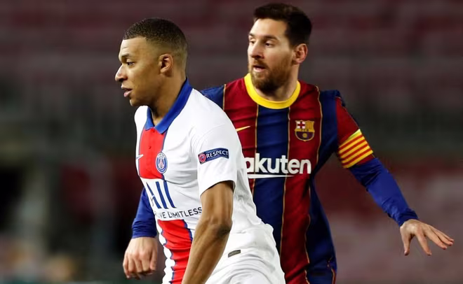 Mbappe làm Messi bị lu mờ ngay tại Nou Camp Mbappe làm Messi bị lu mờ ngay tại Nou Camp