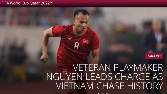 Trọng Hoàng xuất hiện trên trang chủ FIFA ngày 10-6 Trọng Hoàng xuất hiện trên trang chủ FIFA ngày 10-6