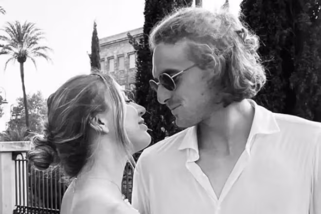 Paula Badosa cùng bạn trai Stefanos Tsitsipas