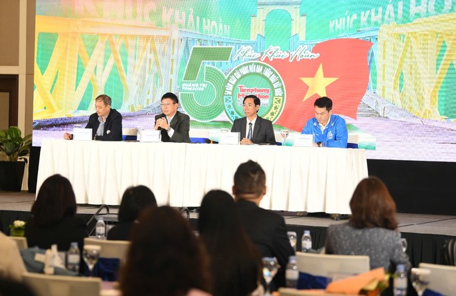 Toàn cảnh họp báo giới thiệu Tiền Phong Marathon 2025