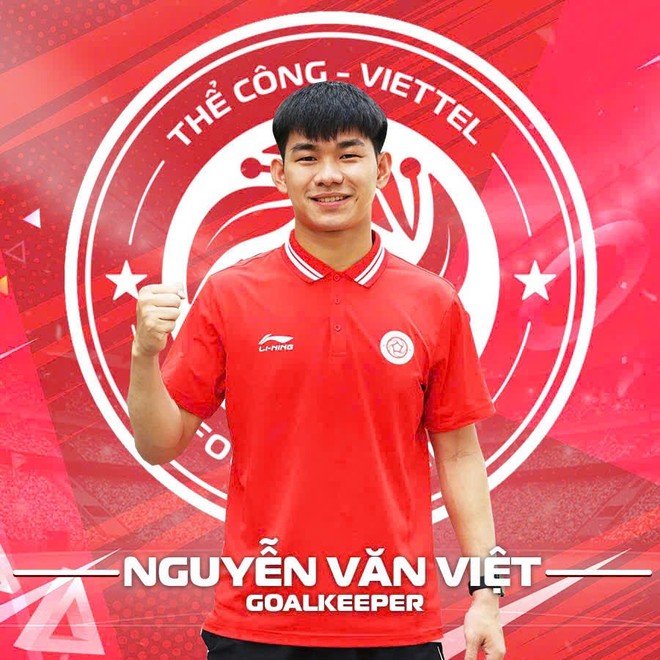 Thủ môn trẻ Nguyễn Văn Việt gia nhập Thể Công Viettel