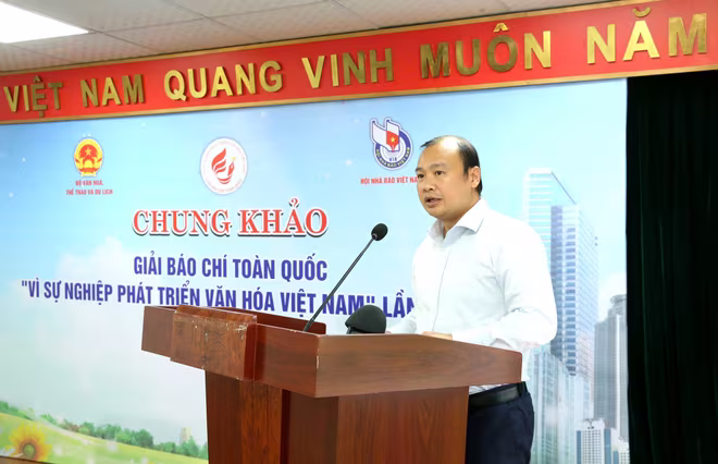 Thứ trưởng Thường trực Bộ VH-TT&amp;DL Lê Hải Bình phát biểu tại sự kiện (Ảnh: Trần Huấn)