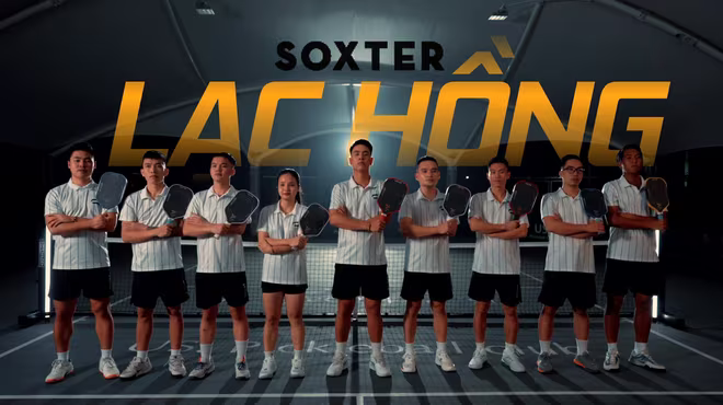 “Âm vang Lạc Hồng - Đánh thức tinh thần Việt” là chủ đề của TVC ra mắt sản phẩm Lạc Hồng của Soxter Pickleball