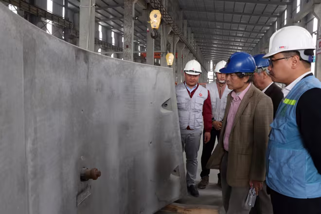 Hội đồng nghiệm thu Nhà nước đã đến tỉnh Hà Nam để kiểm tra nhà máy sản xuất vỏ hầm Hội đồng nghiệm thu Nhà nước đã đến tỉnh Hà Nam để kiểm tra nhà máy sản xuất vỏ hầm