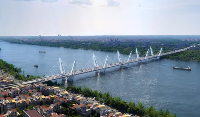 Phương án kiến trúc cầu Trần Hưng Đạo được trao giải Ba Phương án kiến trúc cầu Trần Hưng Đạo được trao giải Ba