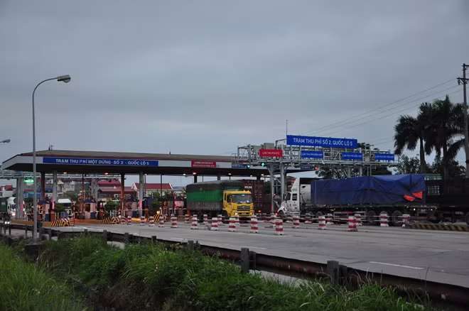 Trạm thu phí BOT số 2 trên quốc lộ 5 đặt ở đầu Hải Phòng Trạm thu phí BOT số 2 trên quốc lộ 5 đặt ở đầu Hải Phòng