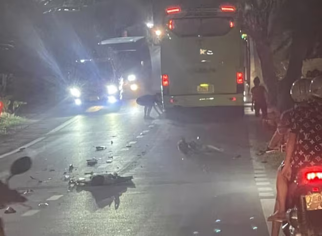 Hiện trường vụ TNGT ở Cốc Lếu, Lào Cai khiến 3 học sinh tử vong