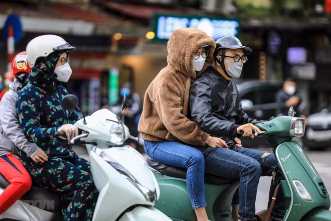 Từ chiều tối nay, Bắc bộ chuyển rét đậm rét hại do không khí lạnh tràn xuống Từ chiều tối nay, Bắc bộ chuyển rét đậm rét hại do không khí lạnh tràn xuống