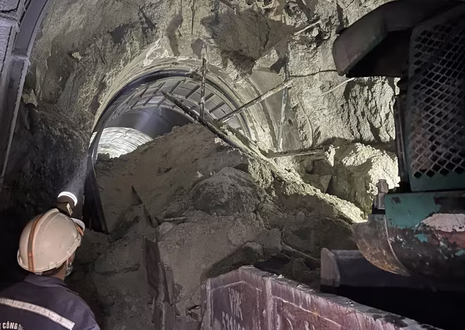 Thời gian thông hầm đường sắt Chí Thạnh vẫn chưa rõ